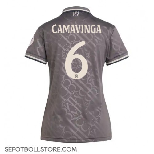 Real Madrid Eduardo Camavinga #6 Replika Tredje Tröja Dam 2024-25 Kortärmad